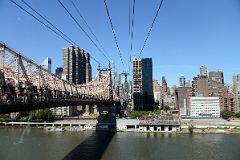 16 New York City Roosevelt Island Tramway Looking Back At Manhattan, Ed Koch Queensboro Bridge And The East River